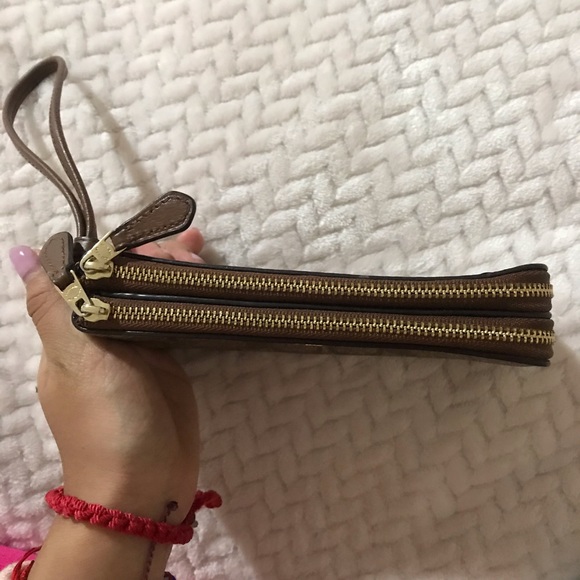 Coach 2 Compartment Wristlet - Picture 5 of 5